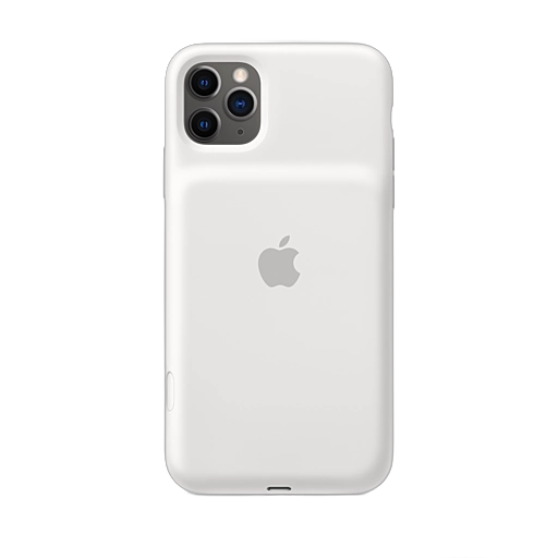 iPhone 11 Pro Max Smart Battery Case — White iPhone 11 Pro Max Smart Battery Case — White