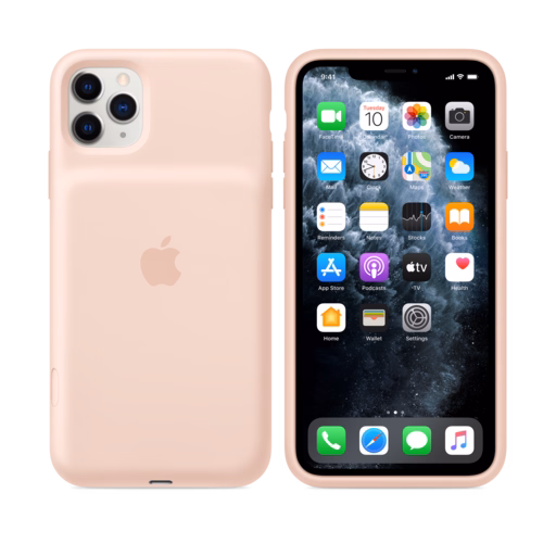 iPhone 11 Pro Max Smart Battery Case — Pink Sand