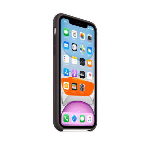 iPhone 11 Silicone Case — Black