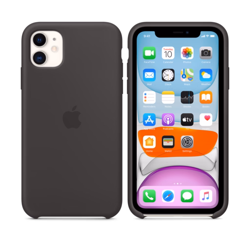 iPhone 11 Silicone Case — Black