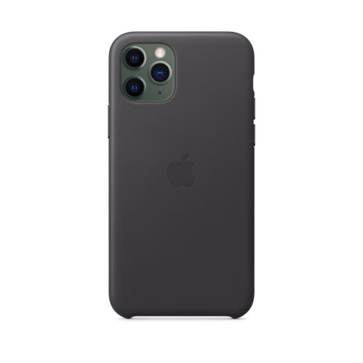 iPhone 11 Pro Leather Case — Black