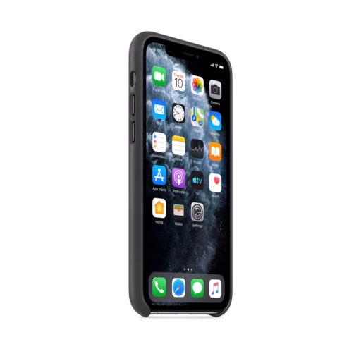 iPhone 11 Pro Leather Case — Black