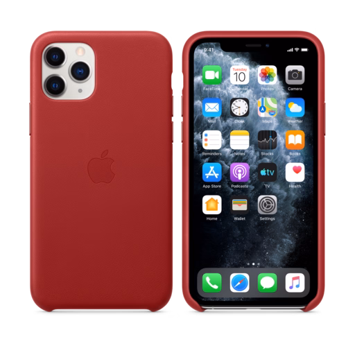 iPhone 11 Pro Leather Case — (PRODUCT)RED