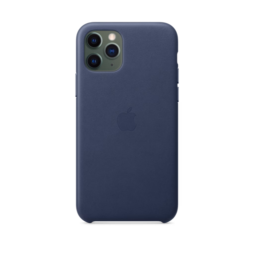 iPhone 11 Pro Leather Case — Midnight Blue