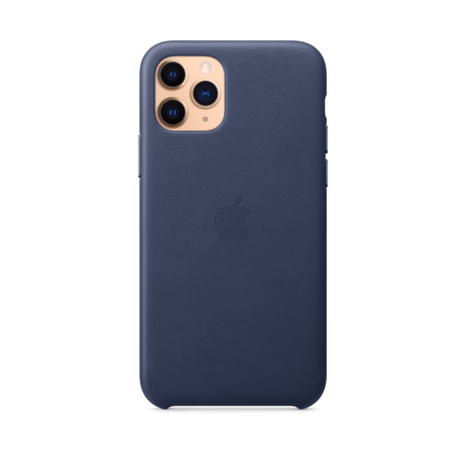 iPhone 11 Pro Leather Case — Midnight Blue