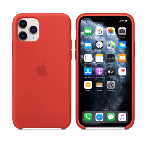 iPhone 11 Pro Silicone Case — (PRODUCT)RED