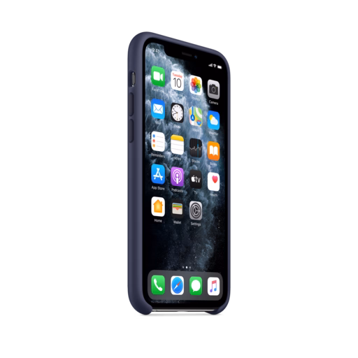 iPhone 11 Pro Silicone Case — Midnight Blue