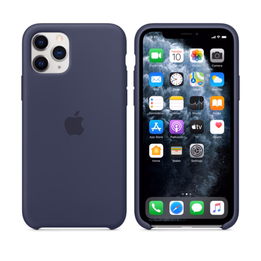 iPhone 11 Pro Silicone Case — Midnight Blue