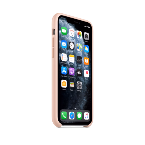 iPhone 11 Pro Silicone Case — Pink Sand