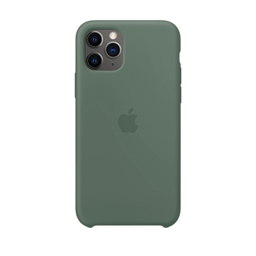 iPhone 11 Pro Silicone Case — Pine Green iPhone 11 Pro Silicone Case — Pine Green