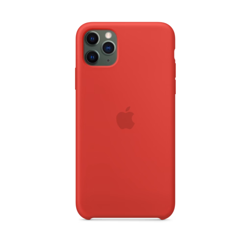 iPhone 11 Pro Max Silicone Case — (PRODUCT)RED