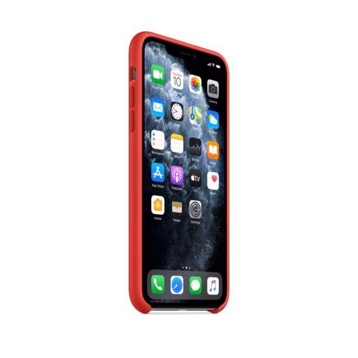 iPhone 11 Pro Max Silicone Case — (PRODUCT)RED