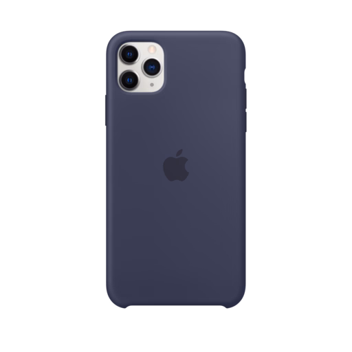 iPhone 11 Pro Max Silicone Case — Midnight Blue