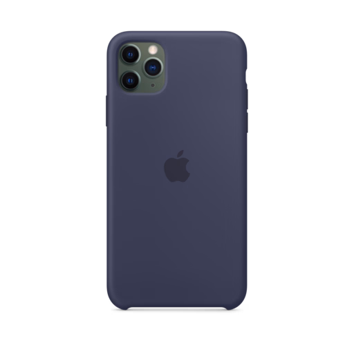 iPhone 11 Pro Max Silicone Case — Midnight Blue