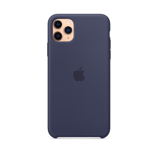 iPhone 11 Pro Max Silicone Case — Midnight Blue