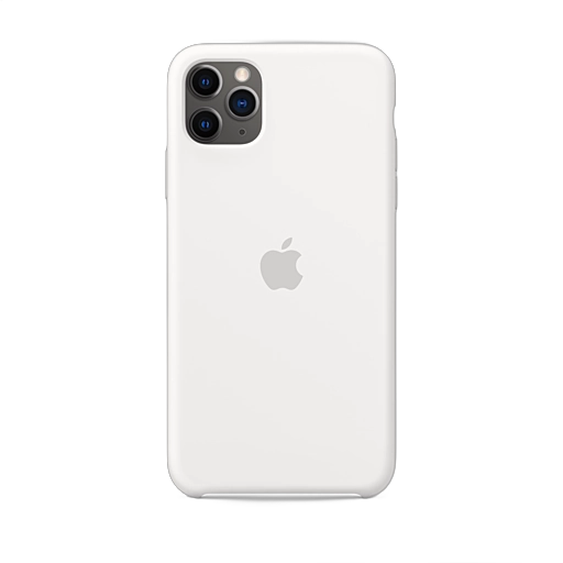 iPhone 11 Pro Max Silicone Case — White iPhone 11 Pro Max Silicone Case — White