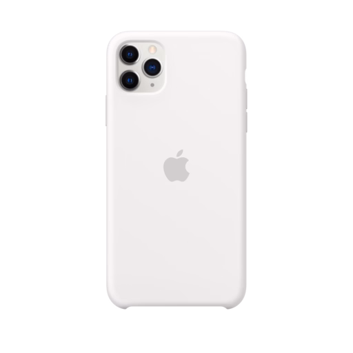 iPhone 11 Pro Max Silicone Case — White