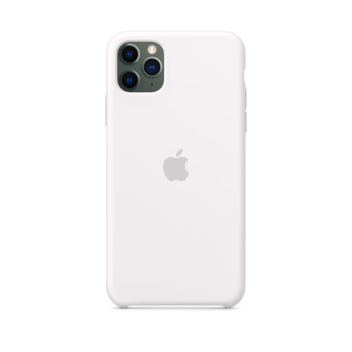 iPhone 11 Pro Max Silicone Case — White