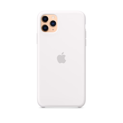 iPhone 11 Pro Max Silicone Case — White