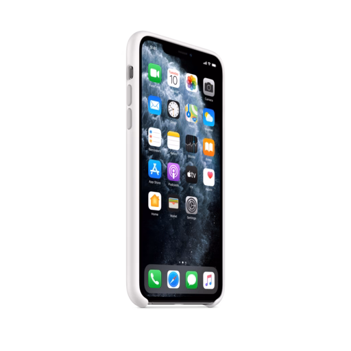 iPhone 11 Pro Max Silicone Case — White