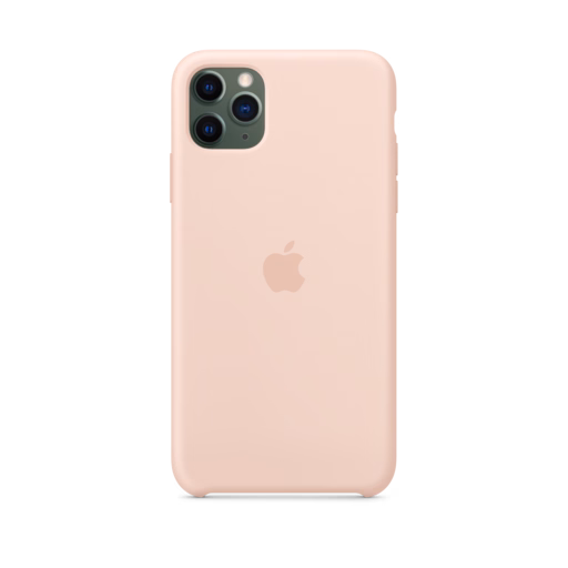 iPhone 11 Pro Max Silicone Case — Pink Sand