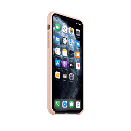 iPhone 11 Pro Max Silicone Case — Pink Sand