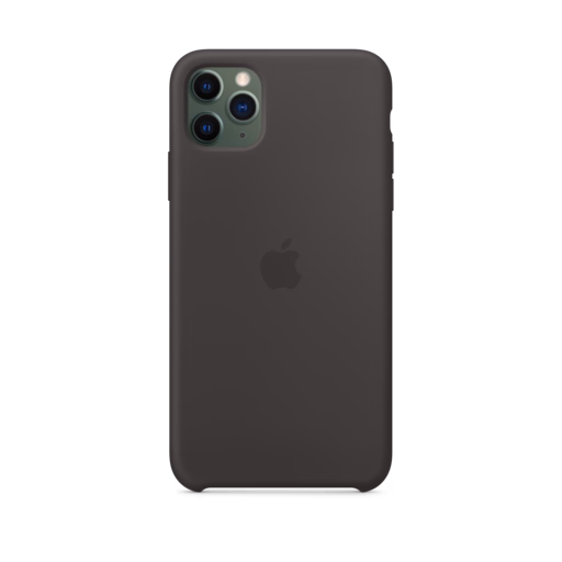 iPhone 11 Pro Max Silicone Case — Black