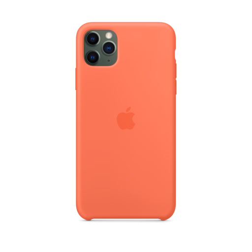 iPhone 11 Pro Max Silicone Case — Clementine (Orange)