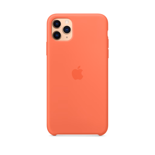 iPhone 11 Pro Max Silicone Case — Clementine (Orange)
