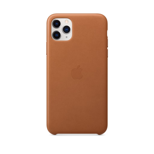 iPhone 11 Pro Max Leather Case — Saddle Brown