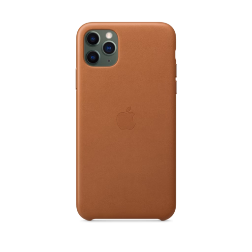 iPhone 11 Pro Max Leather Case — Saddle Brown