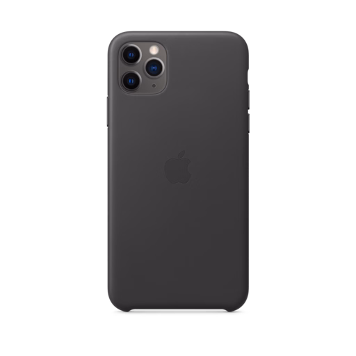 iPhone 11 Pro Max Leather Case — Black iPhone 11 Pro Max Leather Case — Black