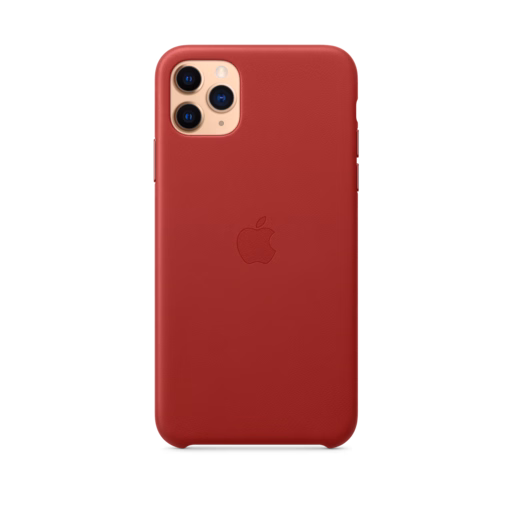 iPhone 11 Pro Max Leather Case — (PRODUCT)RED
