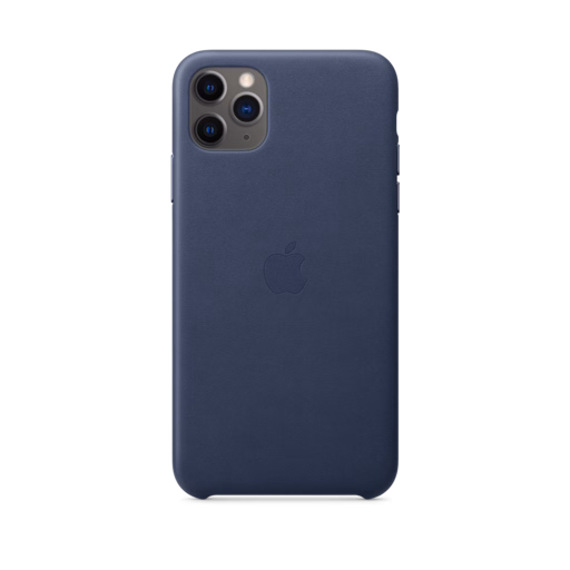 iPhone 11 Pro Max Leather Case — Midnight Blue iPhone 11 Pro Max Leather Case — Midnight Blue