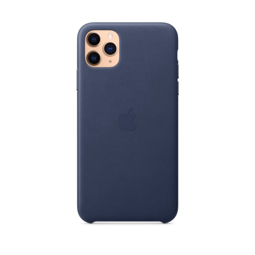 iPhone 11 Pro Max Leather Case — Midnight Blue