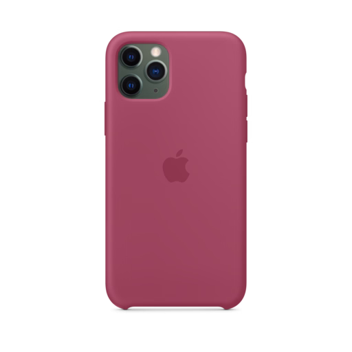 iPhone 11 Pro Silicone Case — Pomegranate