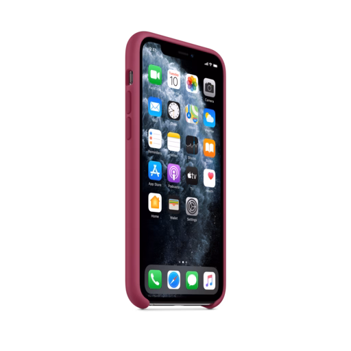iPhone 11 Pro Silicone Case — Pomegranate