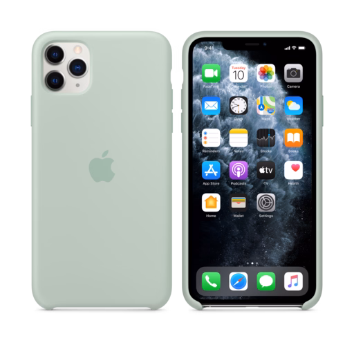 iPhone 11 Pro Max Silicone Case — Beryl