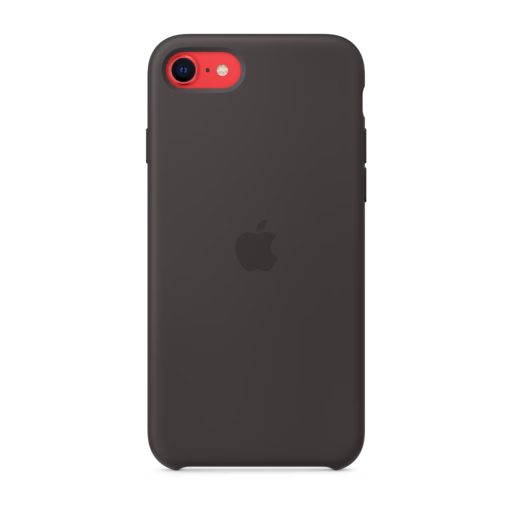 iPhone SE Silicone Case — Black