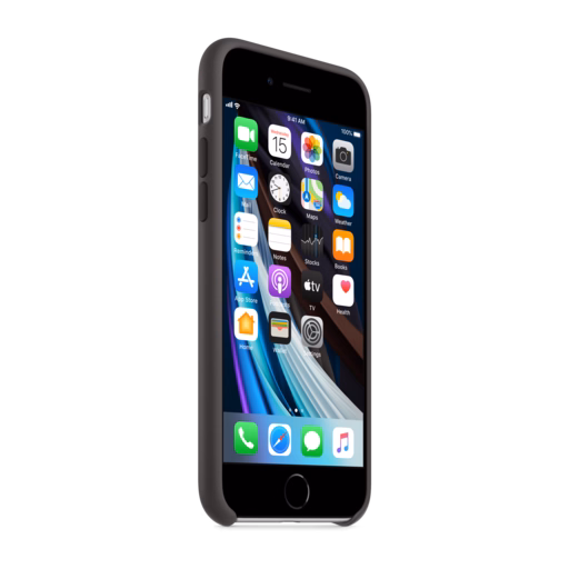 iPhone SE Silicone Case — Black