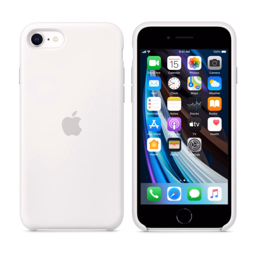 iPhone SE Silicone Case — White