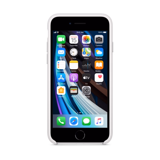 iPhone SE Silicone Case — White