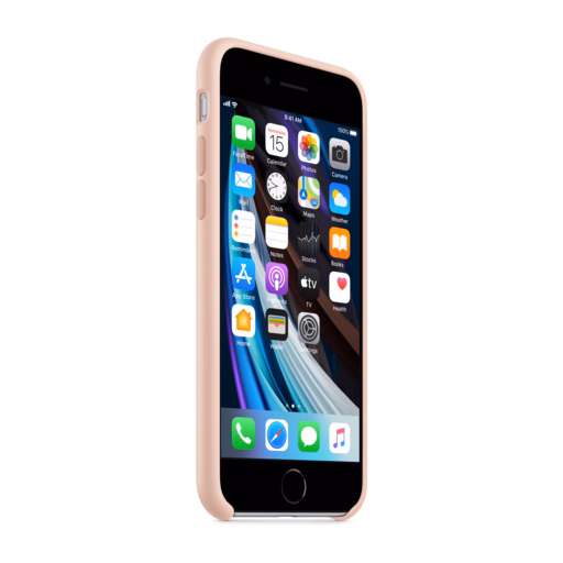 iPhone SE Silicone Case — Pink Sand