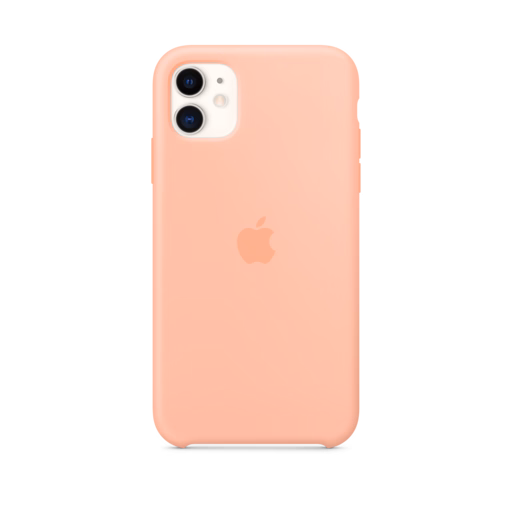 iPhone 11 Silicone Case — Grapefruit