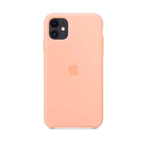iPhone 11 Silicone Case — Grapefruit