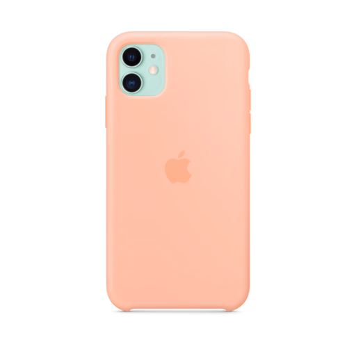 iPhone 11 Silicone Case — Grapefruit