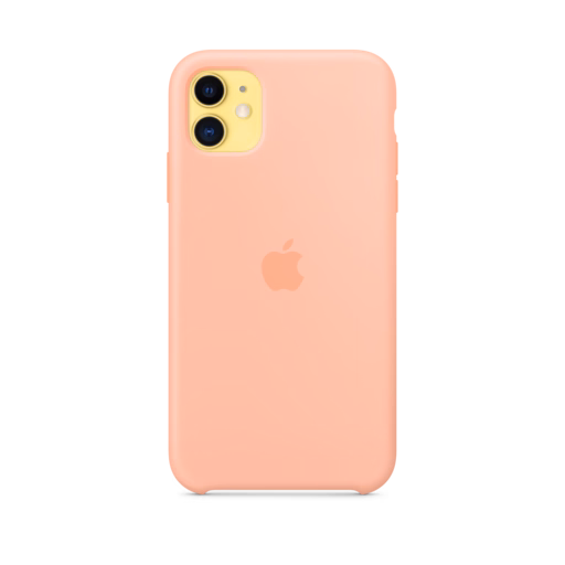iPhone 11 Silicone Case — Grapefruit