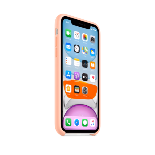 iPhone 11 Silicone Case — Grapefruit
