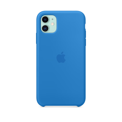 iPhone 11 Silicone Case — Surf Blue