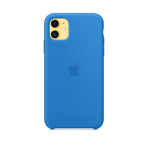 iPhone 11 Silicone Case — Surf Blue